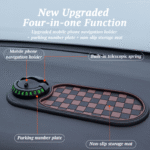 Woyuosn Multifunction Car Mat with Phone Holder Hidden Number Plate - 圖片 3