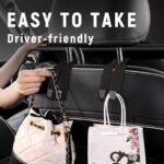 🔥LAST DAY SALE 50% OFF - 🚗Car Seat Back Alcantara Storage Hook - 💥Double Hook Holder for Convenient Storage - 圖片 2