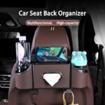 ⁦Multifunctional Nappa Leather Car Backseat Organizer⁩ - الصورة ⁦2⁩
