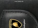 Lamborghini Crest Emblem Genuine Leather Keychain - Billede 4